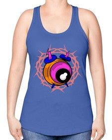 Bastard alarm 10# - cartoon general -Racerback Tank