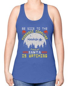 Be nice to the forensic computer analyst 32# - computer -Racerback Tank