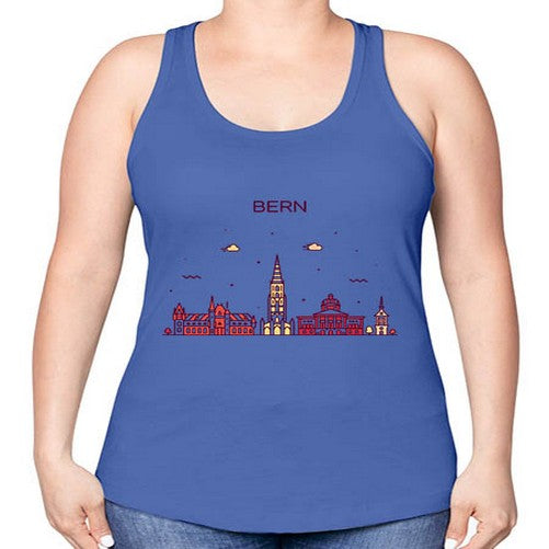 Bern 452# - cities -Racerback Tank