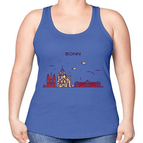 Bonn 474# - cities -Racerback Tank