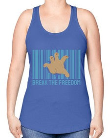 Break the Freedom 25# - internet -Racerback Tank