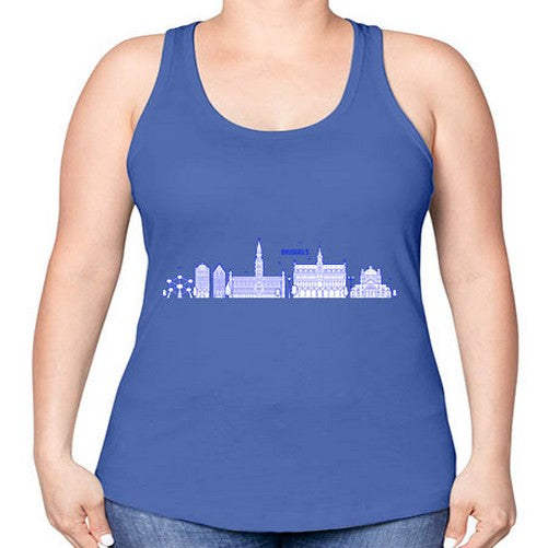 Brussels 509# - cities -Racerback Tank