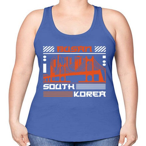 Busan 524# - cities -Racerback Tank