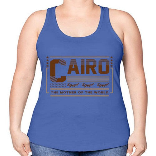 Cairo 528# - cities -Racerback Tank