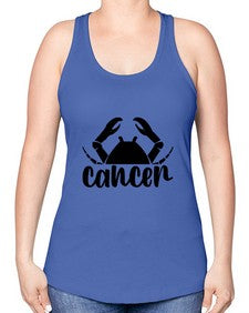 Cancer 156# - cancer -Racerback Tank