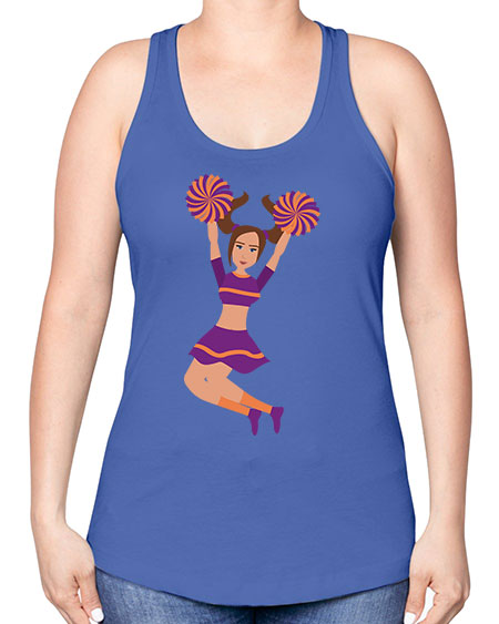 Cheerleader 16# - cheer -Racerback Tank
