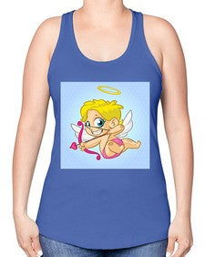 Cupid 79# - cartoon general -Racerback Tank