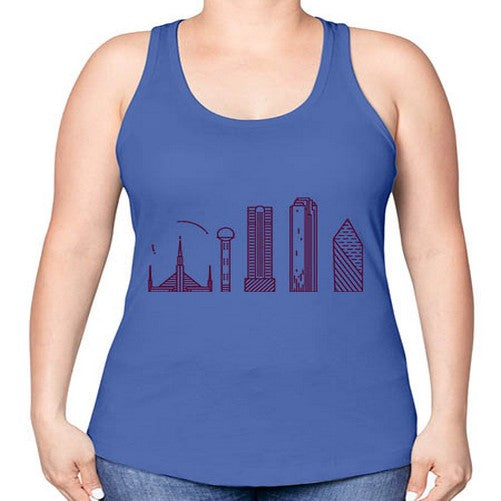 Dallas 644# - cities -Racerback Tank