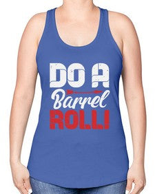 Do a barrel roll 4# - video games -Racerback Tank