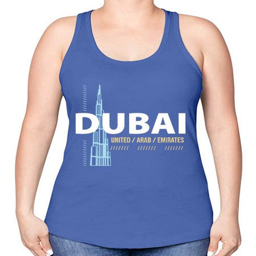 Dubai 687# - cities -Racerback Tank