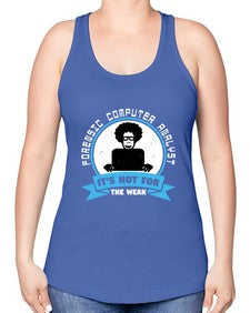 Forensic computer analyst 46# - computer -Racerback Tank