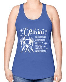 Gemini 221# - gemini -Racerback Tank