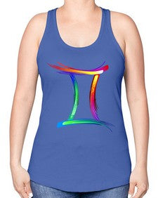 Gemini 222# - gemini -Racerback Tank