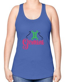 Gemini 224# - gemini -Racerback Tank