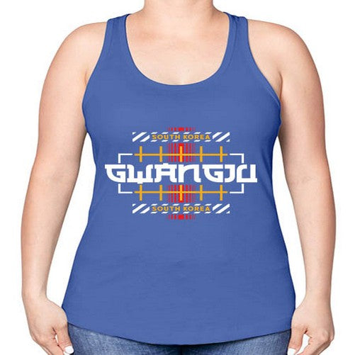 Gwangju 801# - cities -Racerback Tank