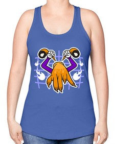 Haunted spy 137# - cartoon general -Racerback Tank