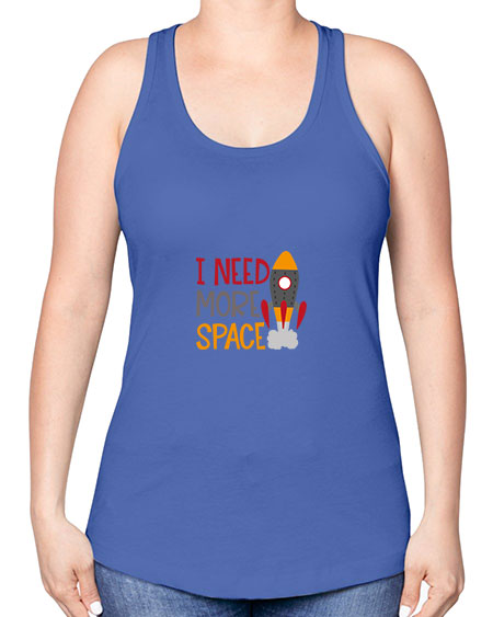 Ineedmorespace 18# - space -Racerback Tank