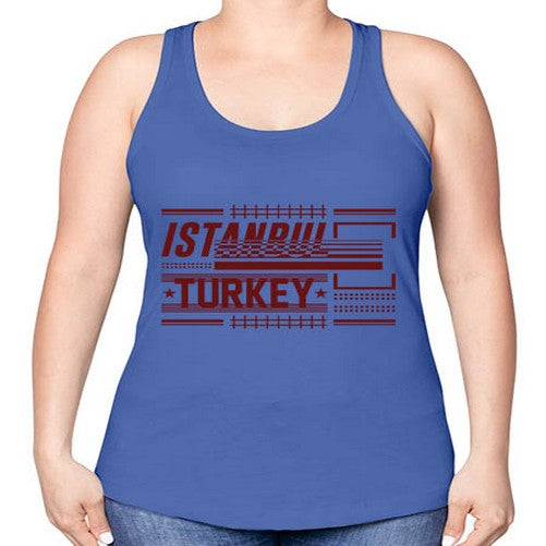 Istanbul 967# - cities -Racerback Tank