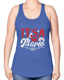 Its ame 30# - video games -Racerback Tank