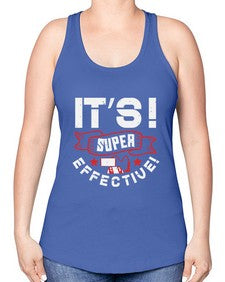 Its super effective 31# - video games -Racerback Tank