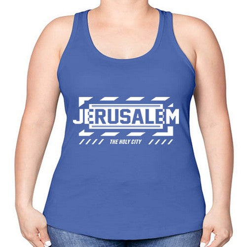 Jerusalem 996# - cities -Racerback Tank