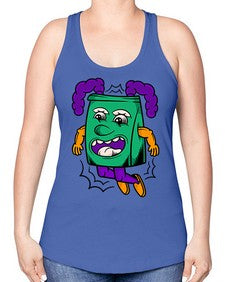 Jumping pouch 146# - cartoon general -Racerback Tank