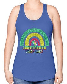 Juneteenth Vibes Only 5# - black juneteenth -Racerback Tank
