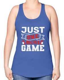 Just one more game 33# - video games -Racerback Tank