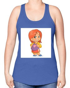 Kid 153# - cartoon general -Racerback Tank