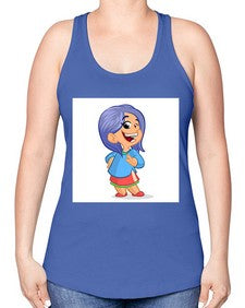 Kid 155# - cartoon general -Racerback Tank
