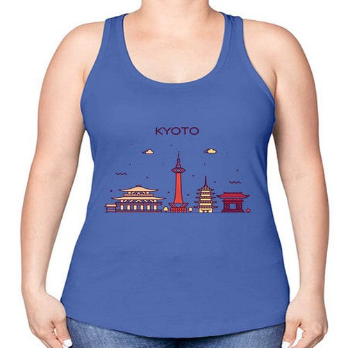 Kyoto 1101# - cities -Racerback Tank