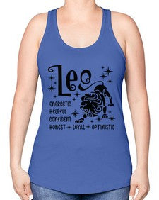 Leo 278# - leo -Racerback Tank