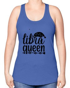 Libra queen 326# - libra -Racerback Tank