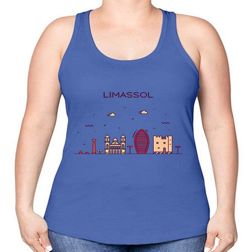Limassol 1143# - cities -Racerback Tank
