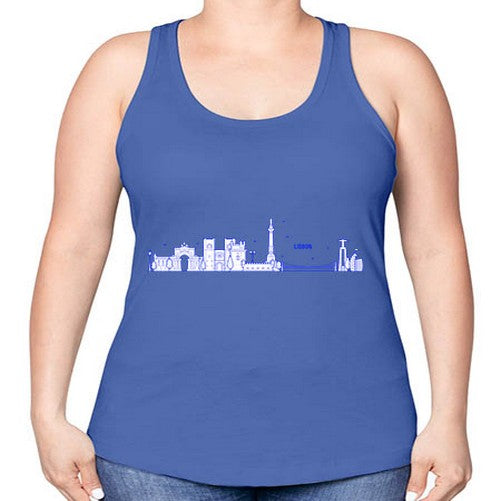 Lisbon 1148# - cities -Racerback Tank