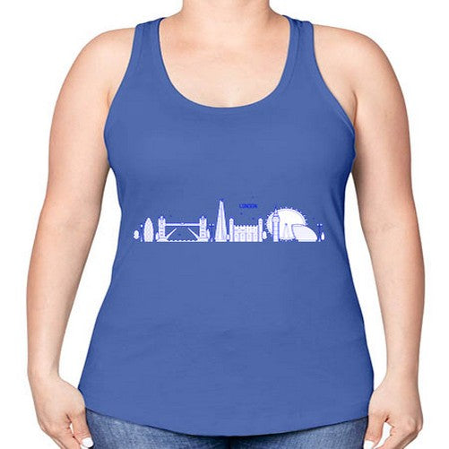 London 1160# - cities -Racerback Tank
