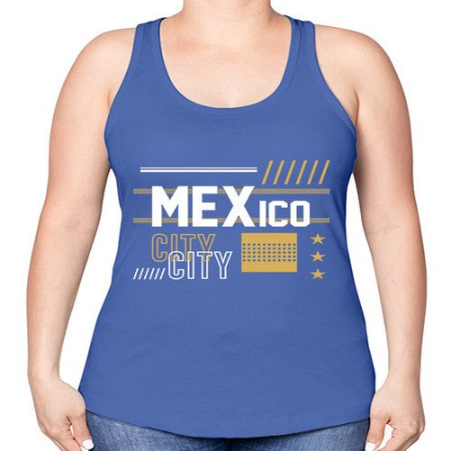 Mexico City 1275# - cities -Racerback Tank