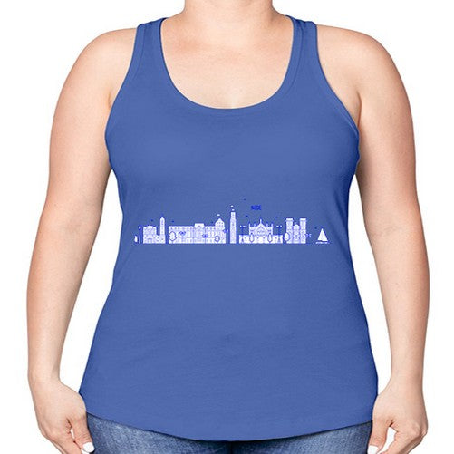 Nice 1488# - cities -Racerback Tank