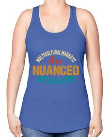 Nulticultural markets are nuanced but not alien 36# - ufo -Racerback Tank