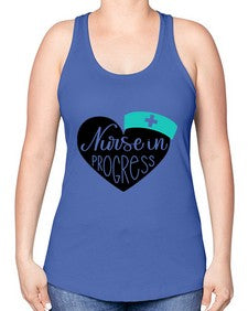 Nurse In Progress Style Style 1162# - nurse -Racerback Tank