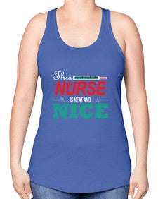 Nurse NiceTransperntPNG Style 1187# - nurse -Racerback Tank