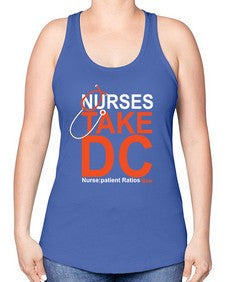 Nurse Take DC Style 1199# - nurse -Racerback Tank