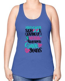 Nursing School Giving Style Style 1276# - nurse -Racerback Tank