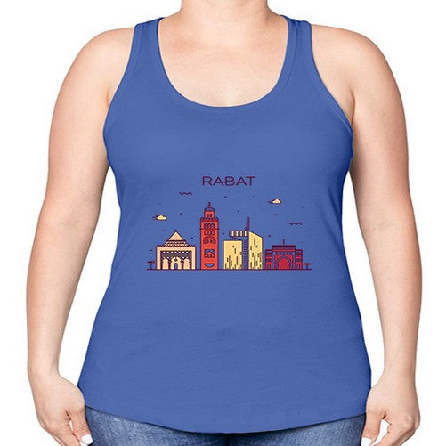 Rabat 1706# - cities -Racerback Tank