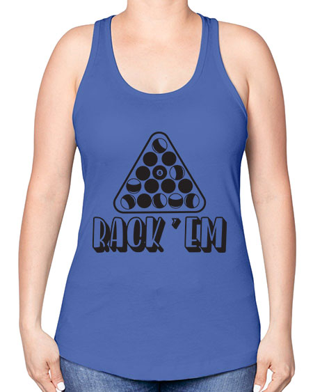 Rack em 558# - billards -Racerback Tank