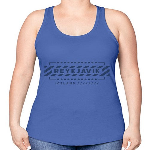 Reykjavik 1718# - cities -Racerback Tank
