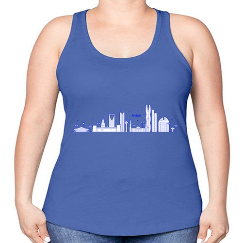 Riyadh 1743# - cities -Racerback Tank