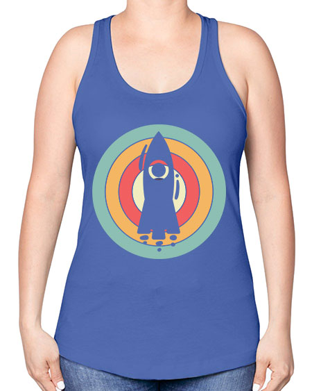 Rocket Scientist 150# - general science -Racerback Tank
