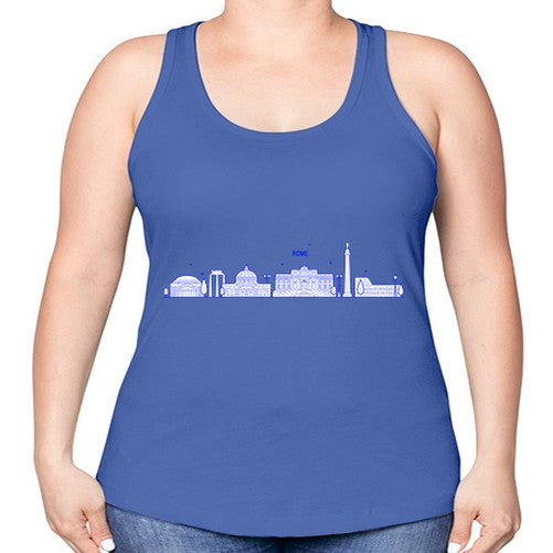 Rome 1751# - cities -Racerback Tank