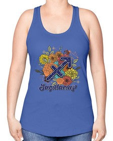Sagittarius 130# - sagittarius -Racerback Tank